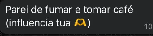 Depoimento sobre mudança de hábitos na rotina